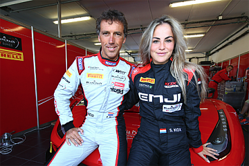 Vater Peter Kox mit Stéphane Kox - Foto: SRO