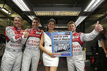 Audi auf den ersten drei Startplätzen