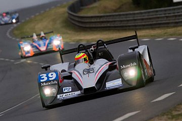 Pierre Kaffer startet von P4 in der LMP2 Klasse