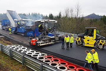 Asphaltband der Nordschleife wieder komplett