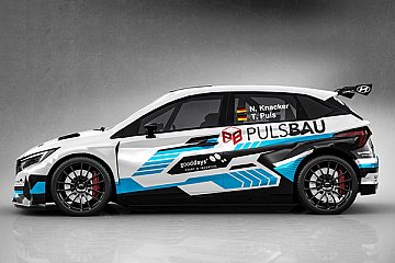 Der neue Hyundai i20 N Rally2 von Nico Knacker und Beifahrer Thomas Puls - Foto: NK Rallyesport