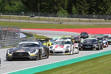 Klasse Leistung von Mario Hirsch mit dem Mercedes-AMG GT3 auf dem Red Bull Ring (Foto: Farid Wagner / Thomas Simon)