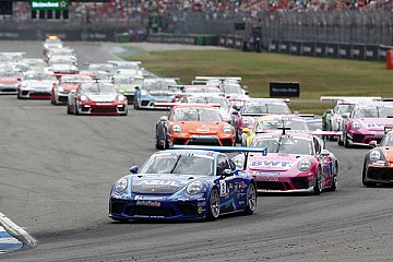 Dylan Pereira im Porsche 911 GT3 Cup in Hockenheim - Foto: Porsche
