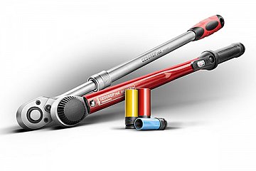 Umfangreiches Sortiment für den Radwechsel von GEDORE red