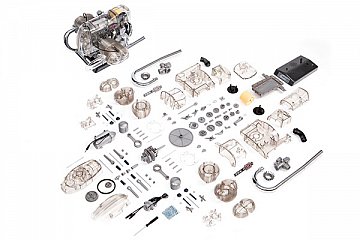 200-Teile-Bausatz: nur stecken und schrauben – ohne Kleber zusammenbauen