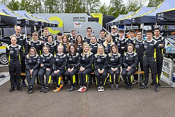 Bilderbuch-Saisonstart für den ADAC Opel Electric Rally Cup