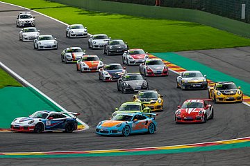 Packende Porsche Rennen auf der Ardennen-Achterbahn