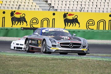 Cora Schumacher mit SLS-Test in Hockenheim