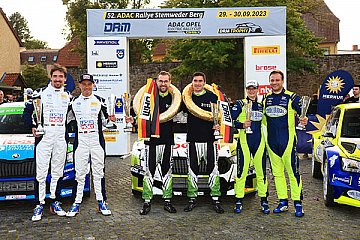 Marijan Griebel dominiert Saisonfinale und wird Deutscher Rallyemeister 2023