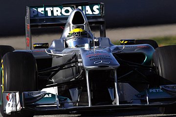Nico Rosberg holt Bestzeit in Barcelona
