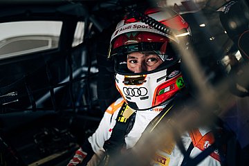 Der Italiener startet für die Mannschaft Tresor Orange 1 im Audi R8 LMS GT3 Evo2 - Foto: ADAC