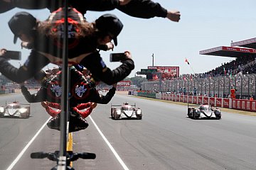 Zwei Podiumsplatzierungen für Dunlop in der Gesamtwertung der 24 Stunden von Le Mans