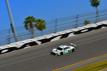 Das Team bei Testfahrten in Daytona