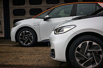 Der Einsatz der Volkswagen ID3 bei der 24h e-competition ist ein wichtiger Bestandteil des Space Drive Entwicklungskonzeptes #FromTrackToRoad - Foto: Schaeffler Paravan