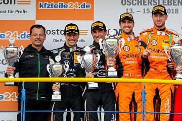 Doppelsieg beim Saisonauftakt 2018 des ADAC GT Masters in Oschersleben - Foto: Axel Weichert