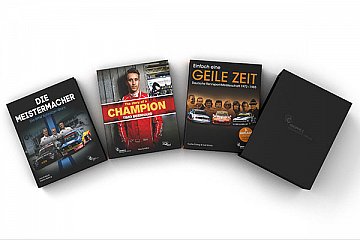 Attraktives Buchpaket: Drei Erfolgsgeschichten des Motorsports