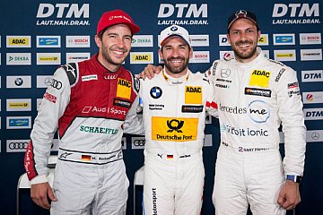 Mike Rockenfeller, Timo Glock und Gary Paffett