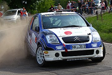 Jörg Broschart mit Höhen und Tiefen bei Heimrallye