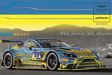 Be brave like Ukraine – PROsport Racing setzt Aston Martin Vantage GT3 bei FIA Motorsport Games ein