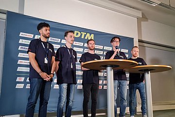 Shoot-out Quintett: G.Fiduci, K.Siggy, M.Löhner, L.Krippner, F.Hasse (l-r) - Foto: DTM