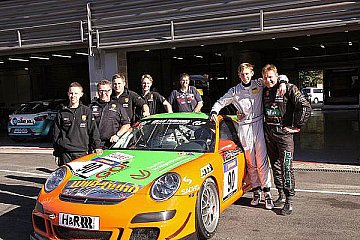 Marcel Hartmann testet Porsche 997 GT3 Cup