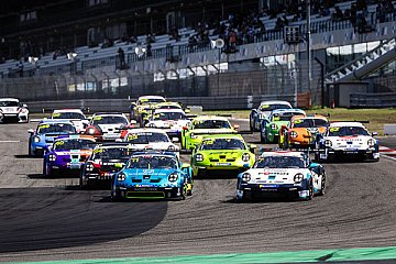 Heiße Rennen des Porsche Sports Cup in der Eifel