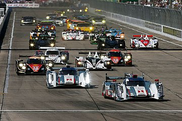 Doppelsieg des Audi R18 e-tron quattro beim US-Debüt