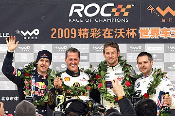 Jenson Button startet beim Race Of Champions 2011