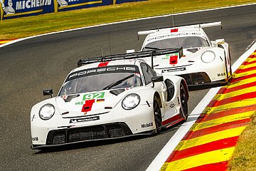 Porsche siegt bei turbulenter Le-Mans-Generalprobe in Belgien