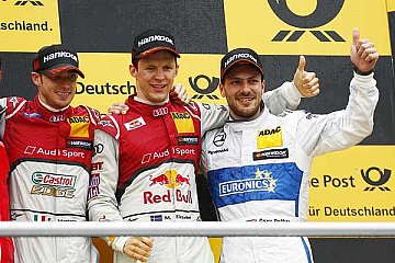 Mattias Ekström ist im Regen nicht zu stoppen