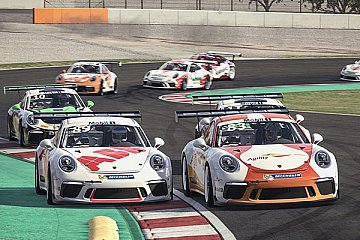 Im virtuellen Porsche Supercup kämpfen 33 Piloten um Top-Platzierungen