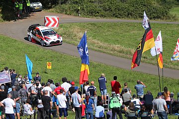 Ott Tänak legt vor bei der ADAC Rallye Deutschland