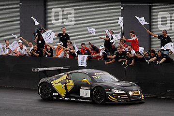 Der Känguru-Audi bei der Zieldurchfahrt