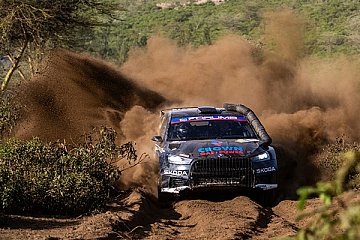 Safari-Rally Kenia: Škoda Crews holen Sieg und Platz drei