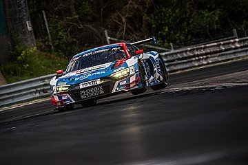 Gesamtsieg und Platz drei für Scherer Sport by Phoenix bei NLS4