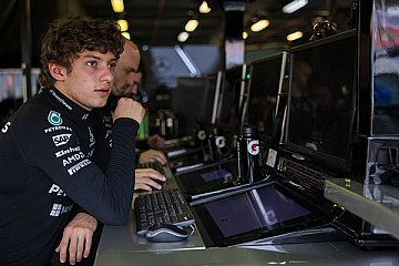 Kimi Antonelli (Mercedes) auf Platz zwei - Foto: Mercedes / Sam Bloxham