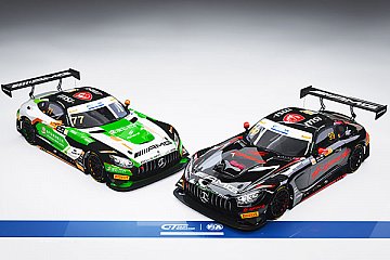 #77 und #99 Mercedes-AMG GT3, Mercedes-AMG Team Craft Bamboo - Foto: Mercedes