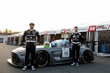 Die Meister im Goodyear 60: Mario Hirsch (rechts) und Dominik Schraml - Foto: gtc-race.de/Alex Trienitz