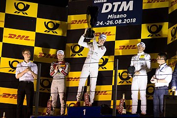 Das Siegerpodest in Misano
