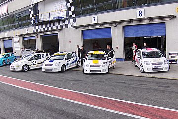 Vier Citroen C2 wurden in Oschersleben eingesetzt