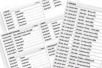 Kartsport-Termine 2017 im Überblick