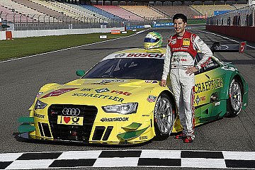 Grün-gelber Audi RS 5 DTM erhält Startnummer eins