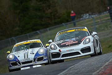 Winfried Assman im Porsche Cayman GT4 SC siegte in der Klasse RS7 -Foto: RCN