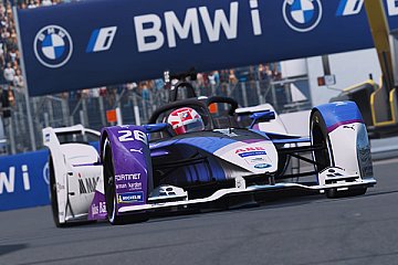 Maximilian Günther erneut auf Podium in „Race at Home Challenge“