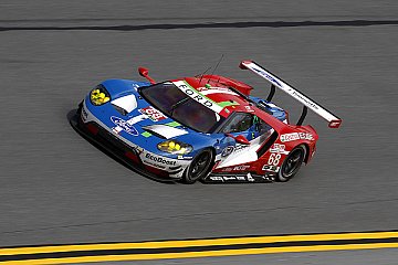Stefan Mücke im Ford GT Klassen-Siebter in Daytona