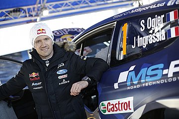 Ogier will Siegesserie in Schweden mit neuem Ford Fiesta fortsetzen