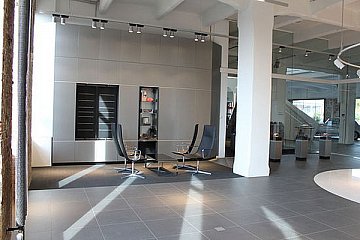 Ein Teil des Showrooms in Frankfurt