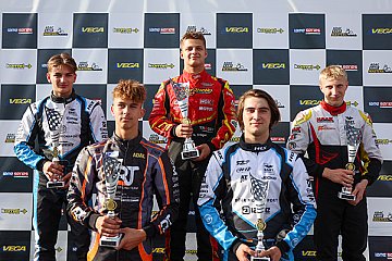 Das Podium der Klasse KZ2 - Foto: Fast-Media