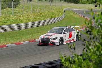 „Team Nürburgring“ auf virtueller Nordschleife unterwegs