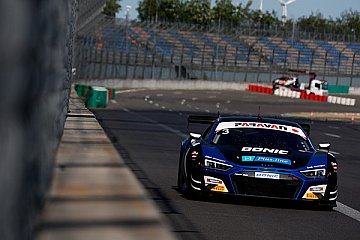 Die drittschnellste Rundenzeit setzte Peter Terting (Land Motorsport) im Audi R8 LMS GT3 - Foto: gtc-race.de/Trienitz